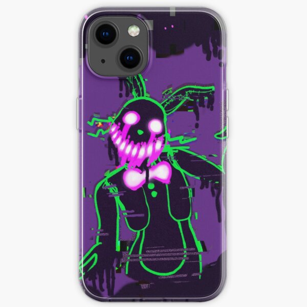 Five nights at Freddy's Glitchtrap from help wanted mini game.  iPhone Soft Case RB0606 product Offical fnaf Merch