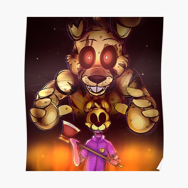 Die In A Fire - Five Nights At Freddy's 3 Poster RB0606 product Offical fnaf Merch