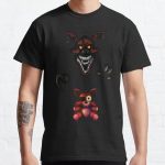 Five Nights at Freddy's - Fnaf 4 - Nightmare Foxy Plush Classic T-Shirt RB0606 product Offical fnaf Merch